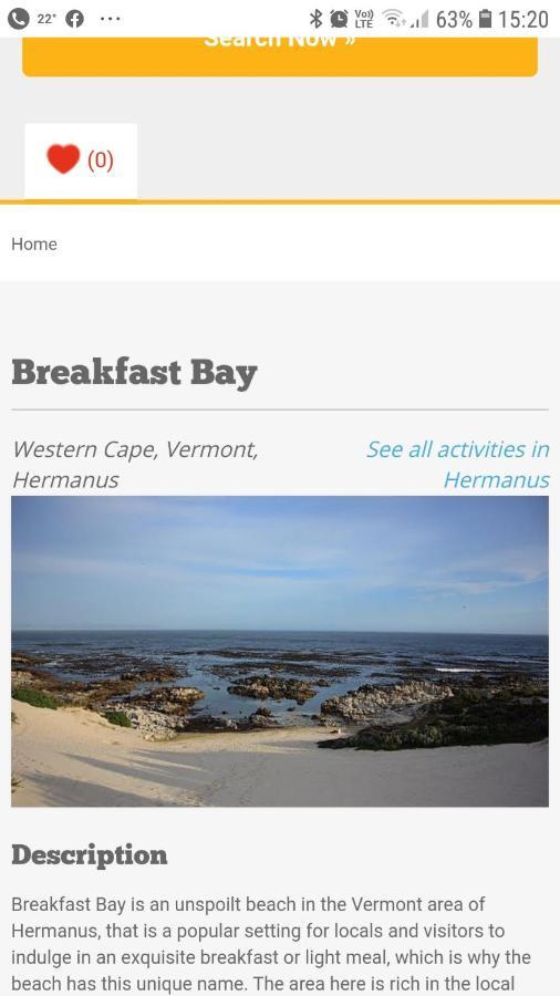 Beaumonte Guesthouse Hermanus Exteriér fotografie